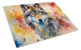 NEW Wolves Wolf Glass Cutting Board Decorative Tempered Glass Kitchen Cutting and Serving Board Large Size Chopping Board