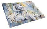 NEW White Tiger Glass Cutting Board Decorative Tempered Glass Kitchen Cutting and Serving Board Large Size Chopping Board