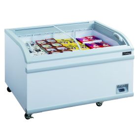 Dukers Commercial Curved Sliding Lids Chest Freezer 17.66cu.ft.