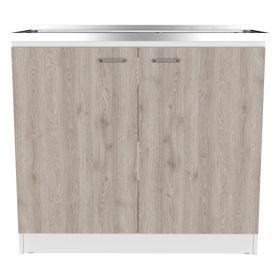 Utility Sink Vernal, Kitchen, Smokey Oak / Light Gray