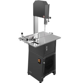 VEVOR 550W Commercial Electric Meat Bandsaw Stainless Steel Bone Sawing Machine