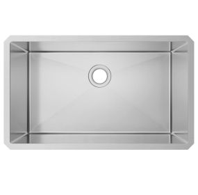 30" L X 18" W Undermount Single Bowl 16 Gauge 304 Stainless Steel Kitchen Sink (Sink Only)