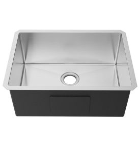 27" L X 18" W Undermount Single Bowl 16 Gauge 304 Stainless Steel Kitchen Sink (Sink Only)