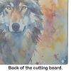 NEW Wolves Wolf Glass Cutting Board Decorative Tempered Glass Kitchen Cutting and Serving Board Large Size Chopping Board