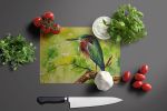 NEW Green Heron Glass Cutting Board Decorative Tempered Glass Kitchen Cutting and Serving Board Large Size Chopping Board