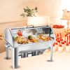 SOGA 2X 3L Triple Tray Stainless Steel Roll Top Chafing Dish Food Warmer