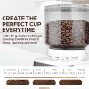 PSCG018 Professional tapered burr coffee grinder 51 gear adjustment powder mesh IMD Touch control Taper unburr electric coffee grinding bean bin 350g