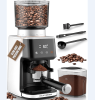 PSCG018 Professional tapered burr coffee grinder 51 gear adjustment powder mesh IMD Touch control Taper unburr electric coffee grinding bean bin 350g